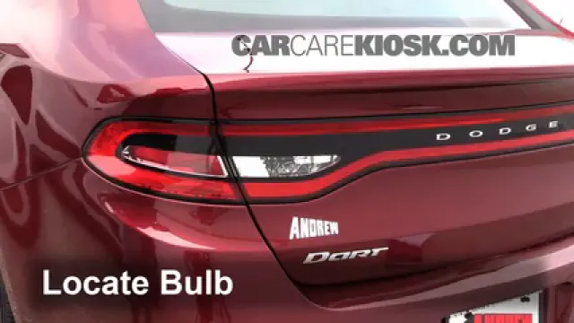 2015 Dodge Dart SXT 2.4L 4 Cyl. Lights Reverse Light (replace bulb)